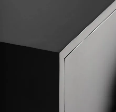 Commodes - Commode en bois mdf noir  en 90x45x86 cm - VICAL