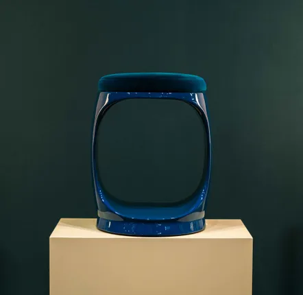 Tabourets - Tabouret I Vert Canard - H : 47 cm - SOFTICATED