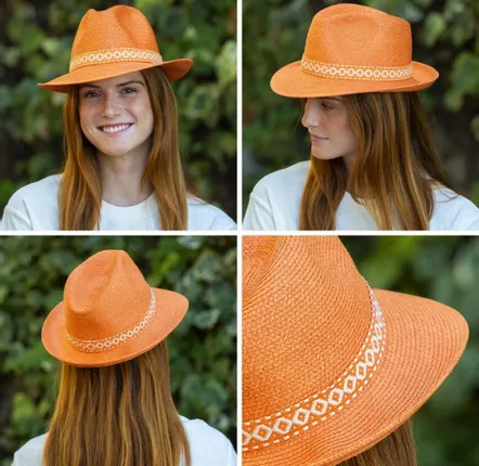 Chapeaux - CHAPEAU PAPIER galon ruban fin - TRAVAUX EN COURS...