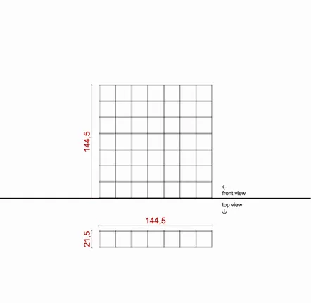 Mobilier et rangements pour bureau - iPot 7X7 - IPOT