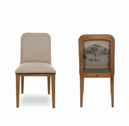 Chaises pour collectivités - Mauro Chair Essence Olivo |Chaise - CREARTE COLLECTIONS
