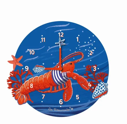 Horloges - Horloge temps Omar Chéri - LES RITOURNAILES