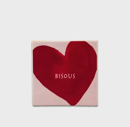 Cadeaux - Carreau illustré bisous - AND NOOK