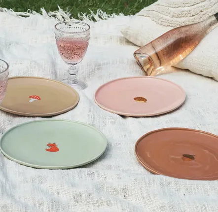 Everyday plates - Plate forest / set of 4 - AND NOOK