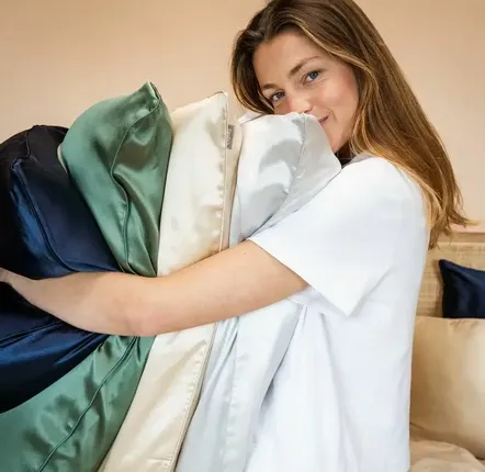 Linge de lit - Taie d'oreiller en Pure Soie de Mûrier - 65x65 / 51x76cm - EMILY'S PILLOW
