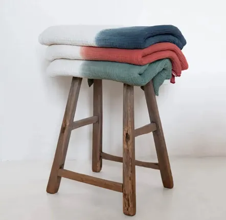 Bath towels - PHILO3 cotton gauze quadruple napkin 150x180 cm - BED AND PHILOSOPHY - ÂME PHILO
