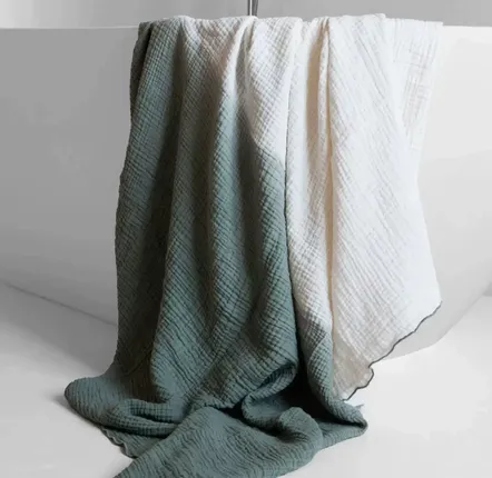 Bath towels - PHILO3 cotton gauze quadruple napkin 150x180 cm - BED AND PHILOSOPHY - ÂME PHILO