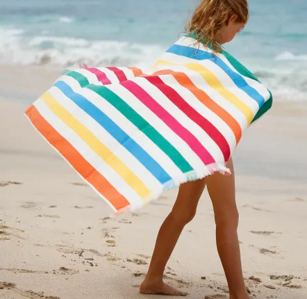 Linge - Serviette de plage et de bain Delmor Fit Viva 76 x 142 cm - GREEN PETITION