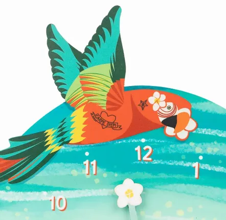 Horloges - Horloge temps Coco Cannelle - LES RITOURNAILES