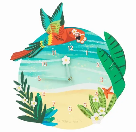 Horloges - Horloge temps Coco Cannelle - LES RITOURNAILES