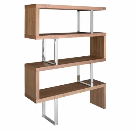 Mobilier et rangements pour bureau - Étagère en noyer et acier - ANGEL CERDÁ