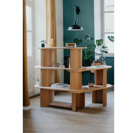 Aménagements pour bureau - Bibliothèque Charlotte - HÉVÉA HOUSE