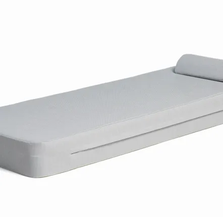 Deck chairs - Poolbed Pearl Gray | PoolBed COZIP| 180x70xh18 cm - COZIP