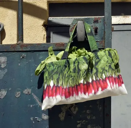 Bags and totes - Shopping Bag - Radish Bag - Chili Bag - MARON BOUILLIE