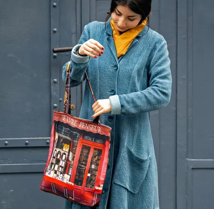 Homewear - Paris Librairies tote bag - MARON BOUILLIE