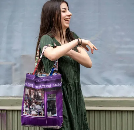 Homewear - Paris Mode tote bag - MARON BOUILLIE