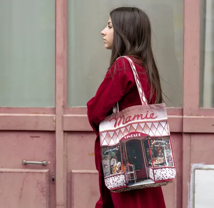 Homewear - Paris Mode tote bag - MARON BOUILLIE