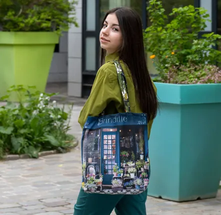 Homewear - Paris Florist tote bag - MARON BOUILLIE