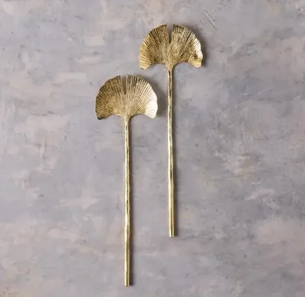Cutlery set - Gingko Gold Accessories - BE HOME