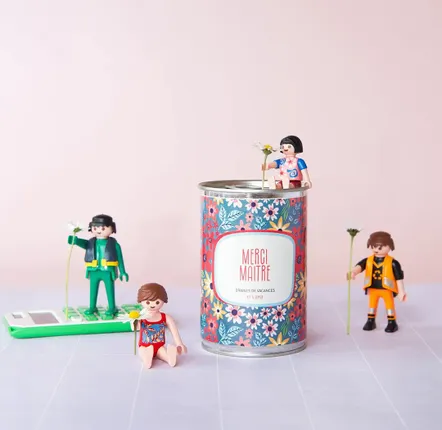 Cadeaux - Kit à semer "Merci Maître" Fabriqué en France - MAUVAISES GRAINES