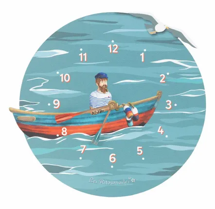 Horloges - Horloge temps Michel Bellepêche - LES RITOURNAILES