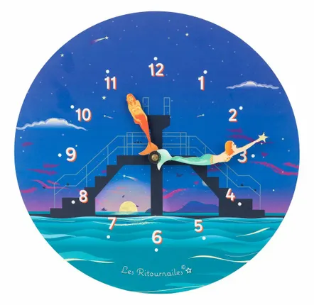 Horloges - Horloge temps Les Irènes - LES RITOURNAILES