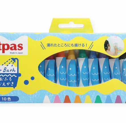 Children's arts and crafts - kitpas Rice Bran Wax Bath Crayon - KITPAS