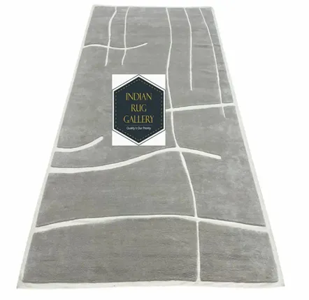 Indoor floor coverings - HLN 101,New Zealand Handknotted Persian Knots Wool High Quality Rug - INDIAN RUG GALLERY