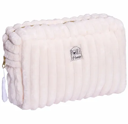Travel accessories - Quilted Minky Toiletry Bag - POULE HOUSE