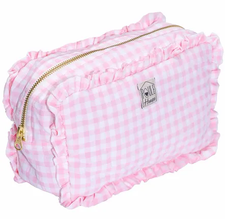Travel accessories - Ruffled Toiletry Bag - POULE HOUSE