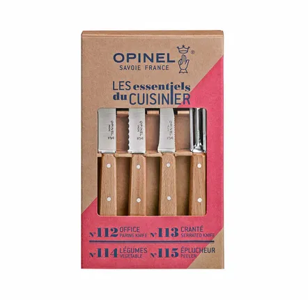 Couverts & ustensiles de cuisine - Petits couteaux de cuisine les Essentiels du Cuisinier - OPINEL