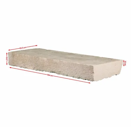 Fireplaces - Axel Wabi-Sabi Off-White Limestone Element – Natural Stone Simplicity - MAISON LEON VAN DEN BOGAERT