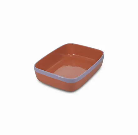 Faitouts - Plat à four 29,5x22,5xH7cm orange/violet Duo - ONA