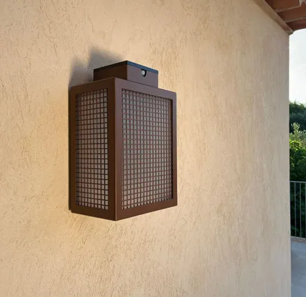 Appliques extérieures - applique solaire APS 030 trame - LYX LUMINAIRES