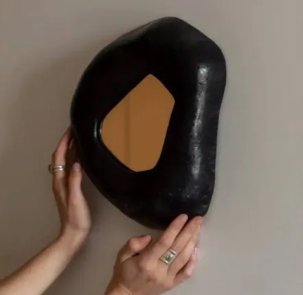 Mirrors - Ceramic mirror Vorozheska - GALERIE SANA MOREAU