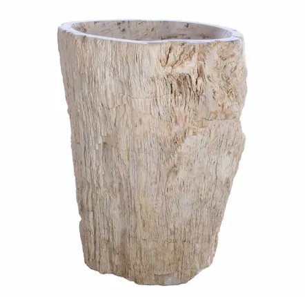 Washbasins - Freestanding Petrified Wood Washbasins - XYLEIA PETRIFIED WOOD