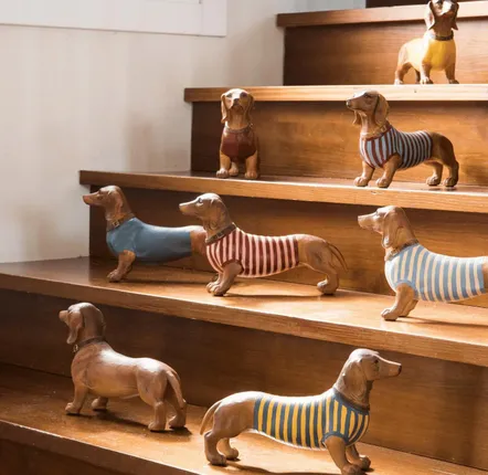 Sculptures, statuettes et miniatures - LE TECKEL DE LA LIGUE DES SAUCISSES - MAHE HOMEWARE