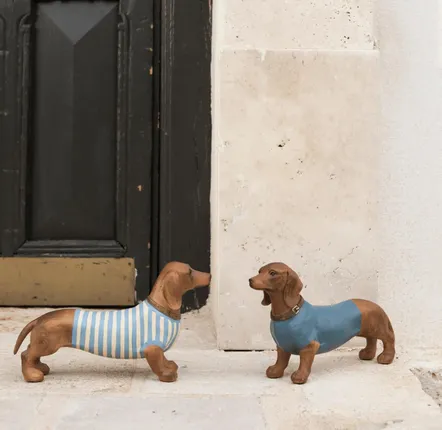 Sculptures, statuettes et miniatures - LE TECKEL DE LA LIGUE DES SAUCISSES - MAHE HOMEWARE