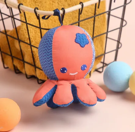 Accessoires pour bain enfants  - Éponge de Bain - Pieuvre - 8 cm - LUDI
