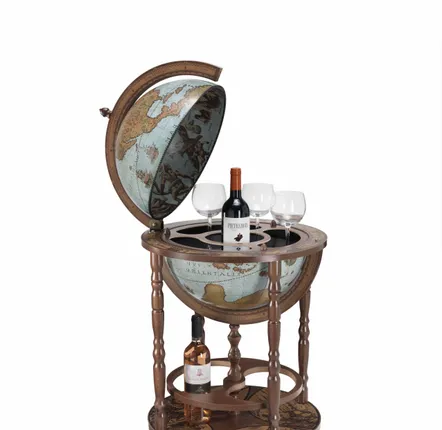 Chariots pour restaurants - Zoffoli Bar Globe Minerva Blue Ocean d.40cm - ZOFFOLI MAPPAMONDI
