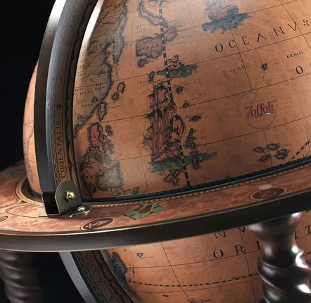 Chariots pour restaurants - Zoffoli Bar Globe Bacco d.50cm - ZOFFOLI MAPPAMONDI