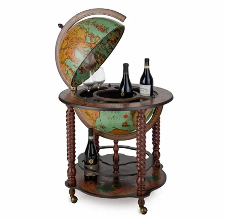 Restaurant trolleys - Zoffoli Bar Globe Bacco Lagoon d.50cm - ZOFFOLI MAPPAMONDI