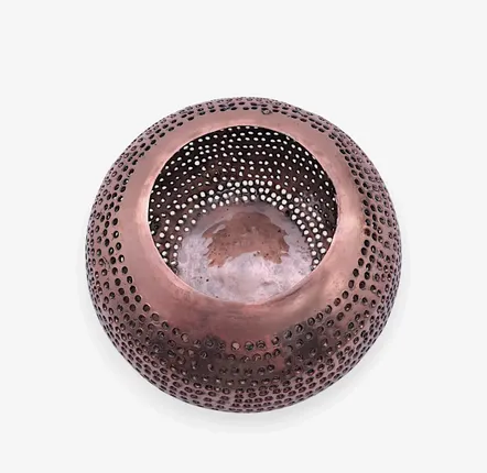 Moveable lighting - Amos Copper Candle Holder - MAISON ZOE