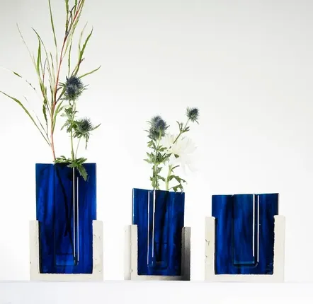 Verre d'art - CANOPEE · Sculpture • Objet d'art floral - AURORE BOUTER · GLASS ART
