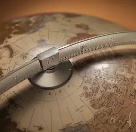 Work stations - Sirio Globe Apricot - ZOFFOLI MAPPAMONDI
