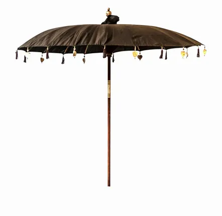 Sunshades - Parasol in mindi wood off brown colour in 185x185x260 cm - VICAL