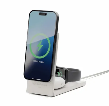 Autres objets connectés  - Chargeur magnétique sans fil 3en1 Rise - NATIVE UNION