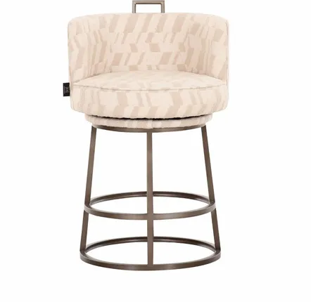 Tabourets - Tabouret Dana beige - EMPREINTE DU TEMPS