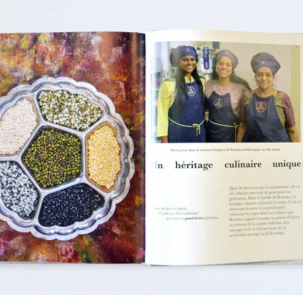 Gifts - Book  "Mandala Cuisine" ® +60 Indian authentic vegetarian recipes - ATELIER MANDALA