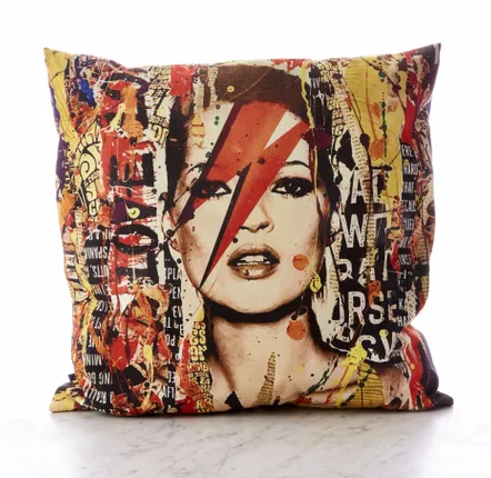 Garden textiles - Kate 45x45 Outdoor Pillow - Design by Anne Mondy - ARTDECORIS
